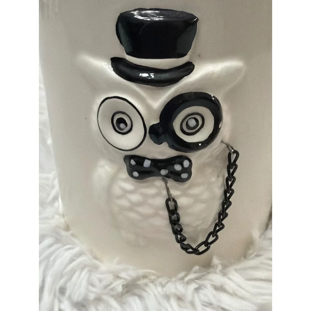 One Hundred 80 Mug with Owl and‎ Monocle NEW